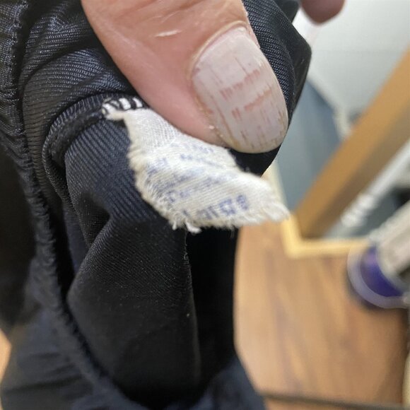 Vintage Half Slip Black nylon lace trim large - Picture 6 of 7